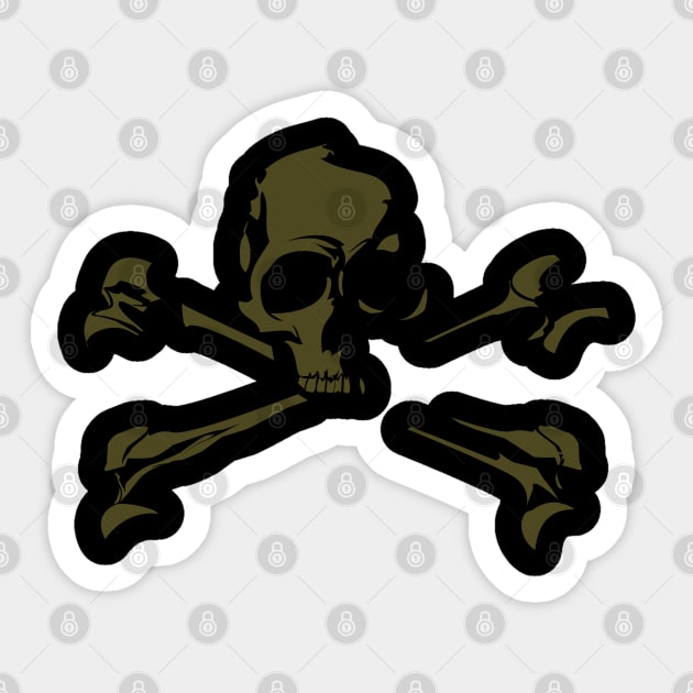 SKULL Sticker by upursleeve